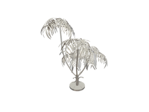 white palm tree lamp